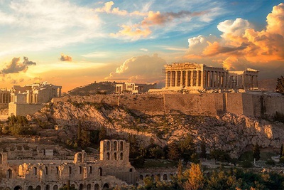 Athens from Lavrio port