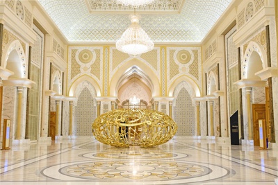 Visit Abu Dhabi Presidential Palace (Qasr Al Watan) and Souk Qaryat Al Beri